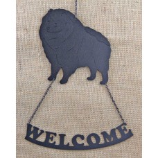 KEESHOND WELCOME SIGN